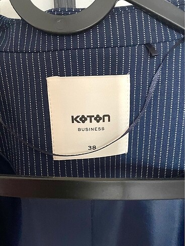 m Beden Koton Crop Blazer Ceket