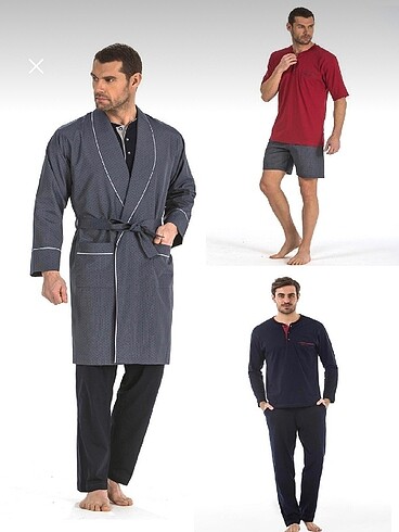Pierre Cardin Damatlık Ropteşambr 5li Pijama set