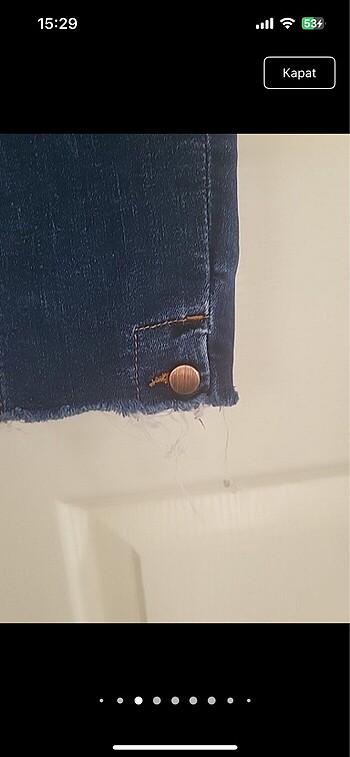 36 Beden lacivert Renk Twist jean pantolon