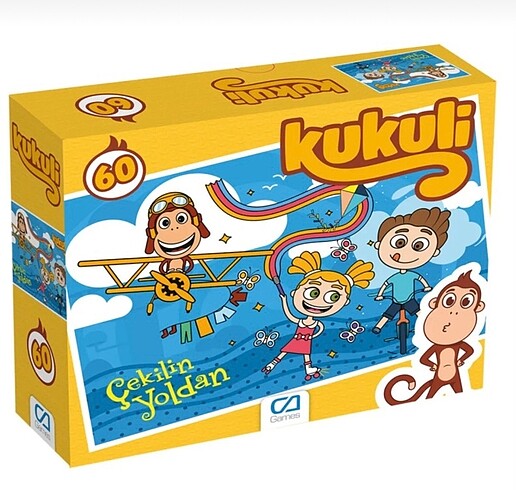 Kukuli 60 parça yap boz puzzle