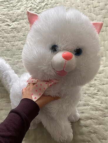  Beden Miyavlayan büyük boy kedi oyuncak