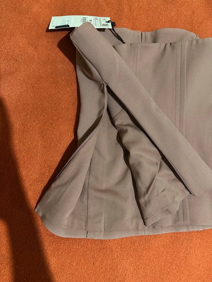 Zara Straplez Midi Büstiyer - Görsel 3