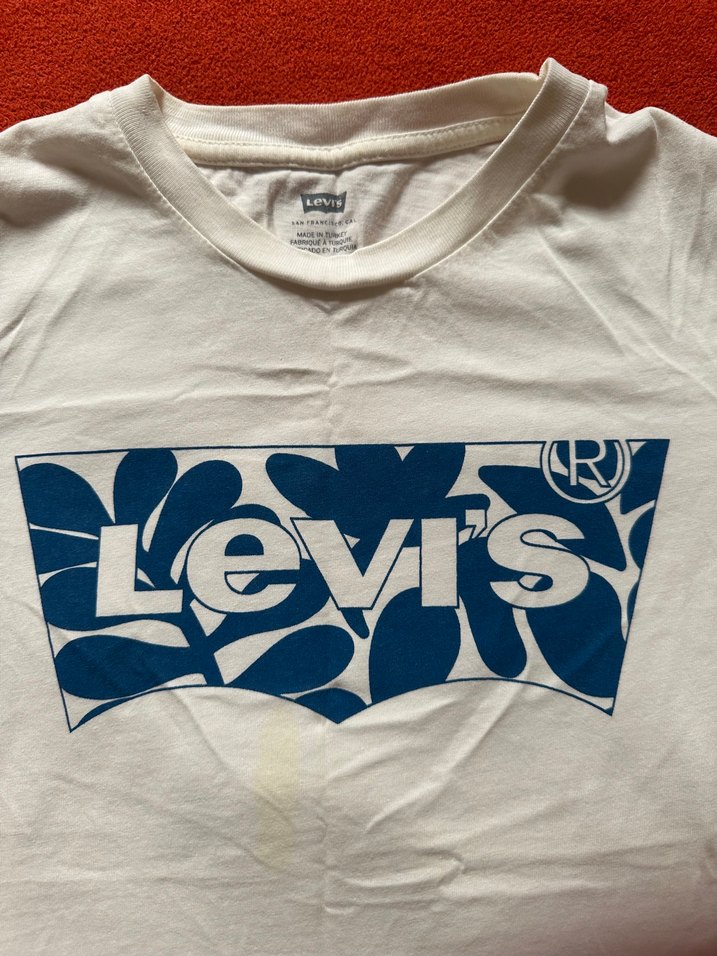 Levi's Beyaz Baskılı Kısa Kollu Tişört - Görsel 2