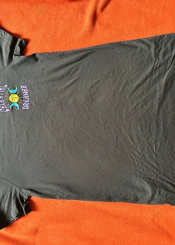 Bohem Siyah Baskılı  Tişörtü - Görsel 2