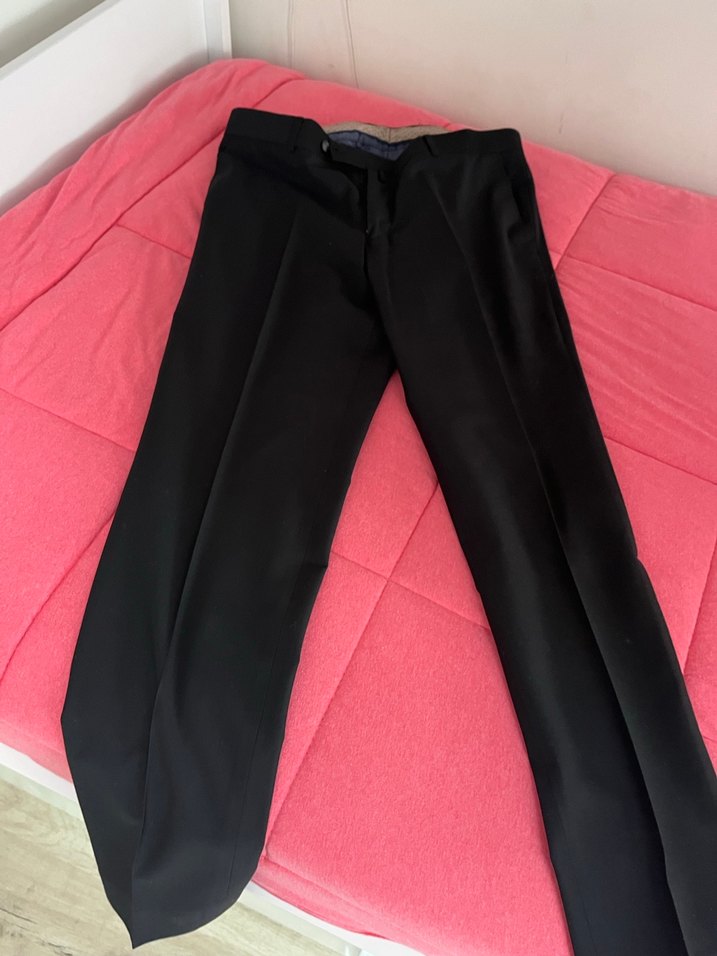 Koyu Mavi Düğmeli Erkek Takım Elbise - Görsel 2