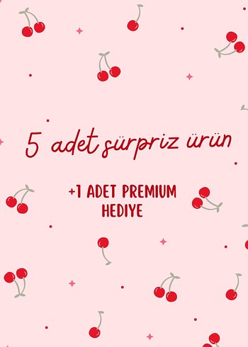 5'li Sürpriz Ürün Seti +1 Premium Hediye