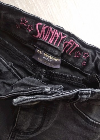 Gri kız Çocuk Denim Pantolon - Görsel 2