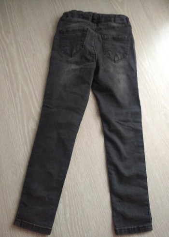 Gri kız Çocuk Denim Pantolon - Görsel 3