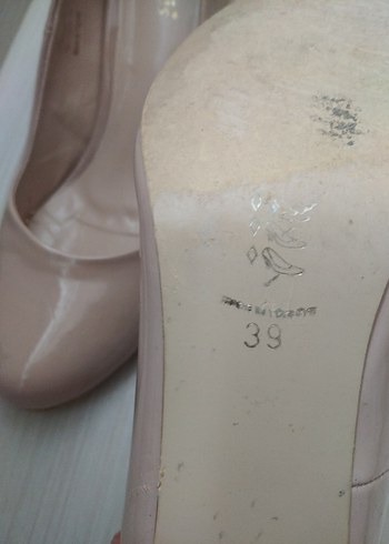 Bej Minimalist Stiletto Topuklu Kadın Ayakkabı - Görsel 4