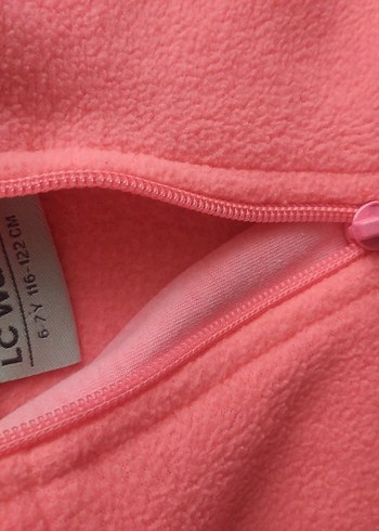 Pembe Fermuarlı kız cocuk Sweatshirt - Görsel 2