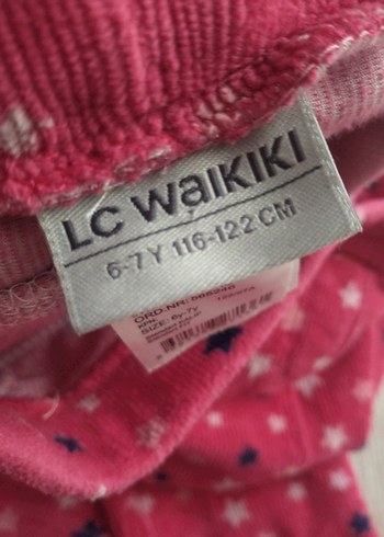 Kız Çocuk Pembe Yıldız Desenli Tayt - Görsel 4