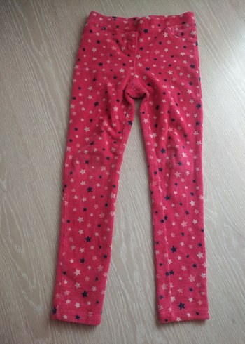 Kız Çocuk Pembe Yıldız Desenli Tayt - Görsel 2