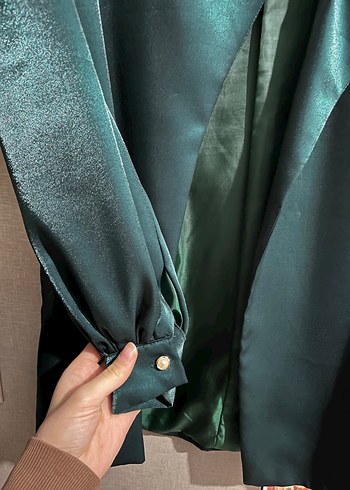 Kemerli Kadın Ceket - Görsel 4