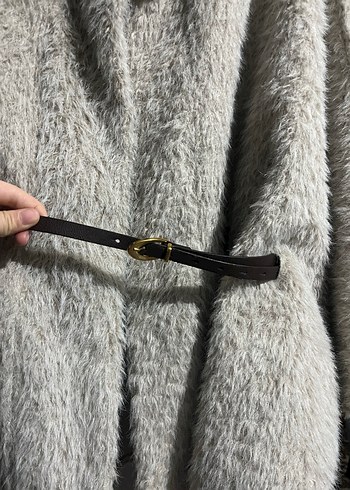 Kürk Detaylı Kadın Panço - Görsel 4