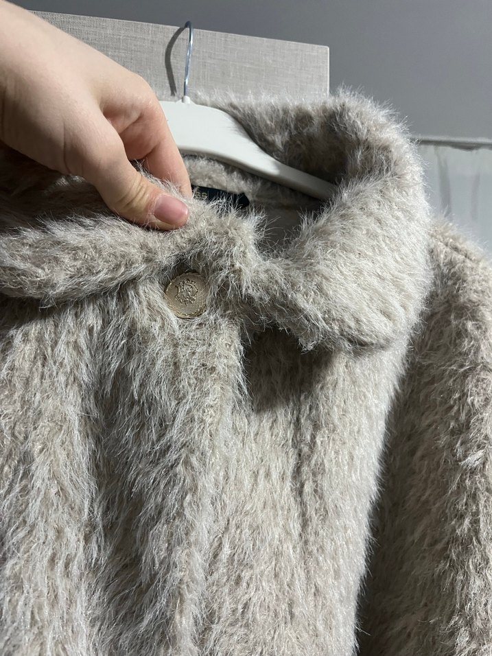 Kürk Detaylı Kadın Panço - Görsel 5