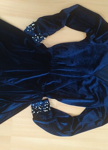 xs Beden KOTON PARTY WEAR Kadife Elbise