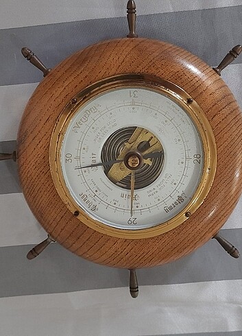 BAROMETRE HYGROMETRE ingiliz mali. orjinal acilmamis tamir
