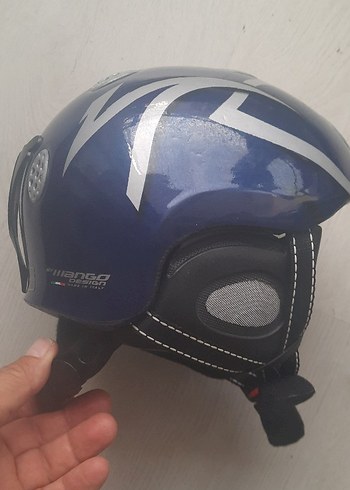 KAYAK SNOWBOARD Kaski   ve gozluk defosuz 51 cm ye kadar ayarli. - Görsel 3