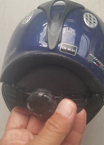 KAYAK SNOWBOARD Kaski   ve gozluk defosuz 51 cm ye kadar ayarli. - Görsel 4