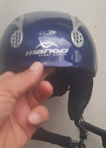 KAYAK SNOWBOARD Kaski   ve gozluk defosuz 51 cm ye kadar ayarli. - Görsel 2