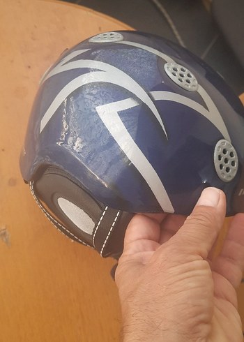 KAYAK SNOWBOARD Kaski   ve gozluk defosuz 51 cm ye kadar ayarli. - Görsel 10