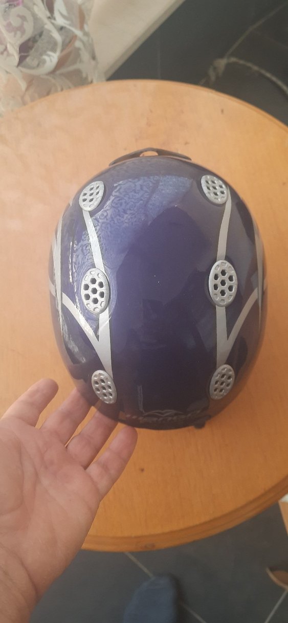 KAYAK SNOWBOARD Kaski   ve gozluk defosuz 51 cm ye kadar ayarli. - Görsel 5