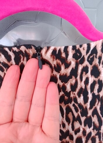 Leopar elbise - Görsel 5