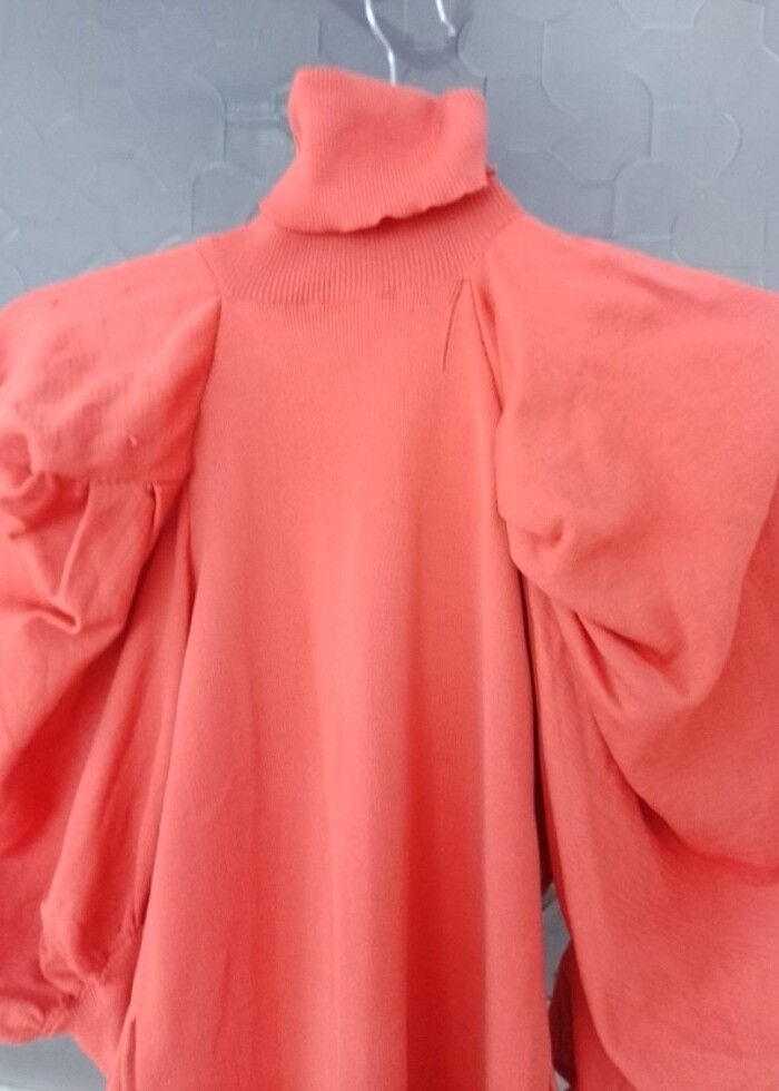 Çok şık balon kol elbise  - Görsel 2