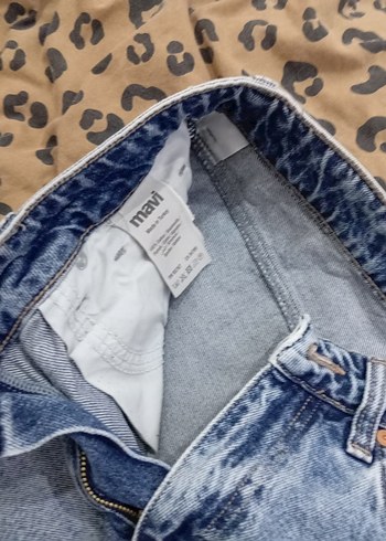 Mavi marka Mini Kot Şort - Görsel 3