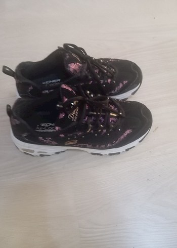 Mor Yılan Desenli Spor Ayakkabı Orjinal Skechers - Görsel 2