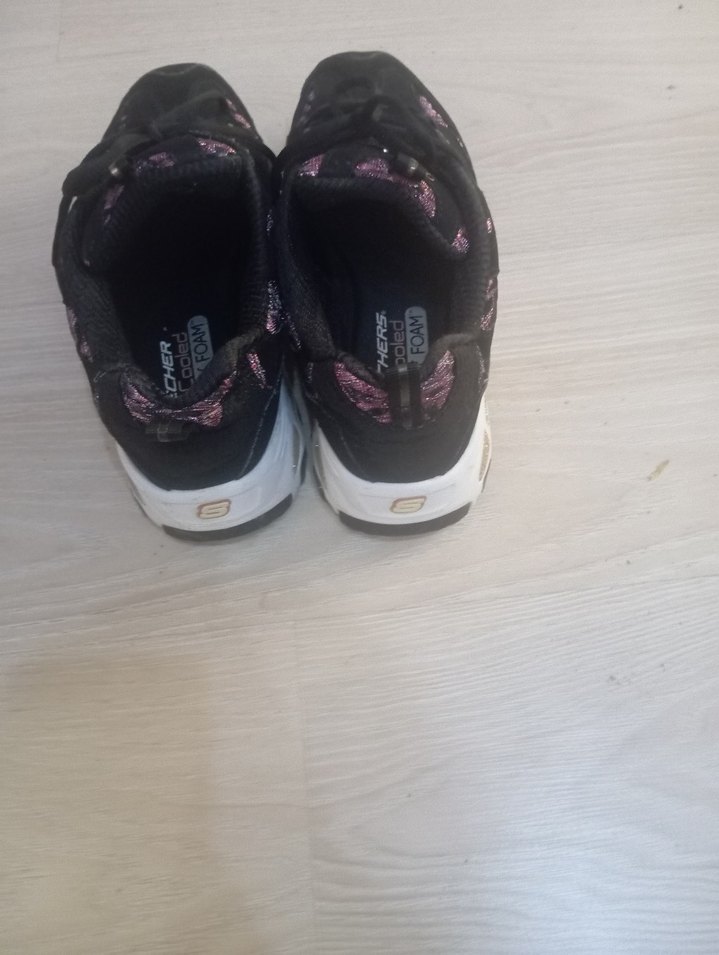 Mor Yılan Desenli Spor Ayakkabı Orjinal Skechers - Görsel 3