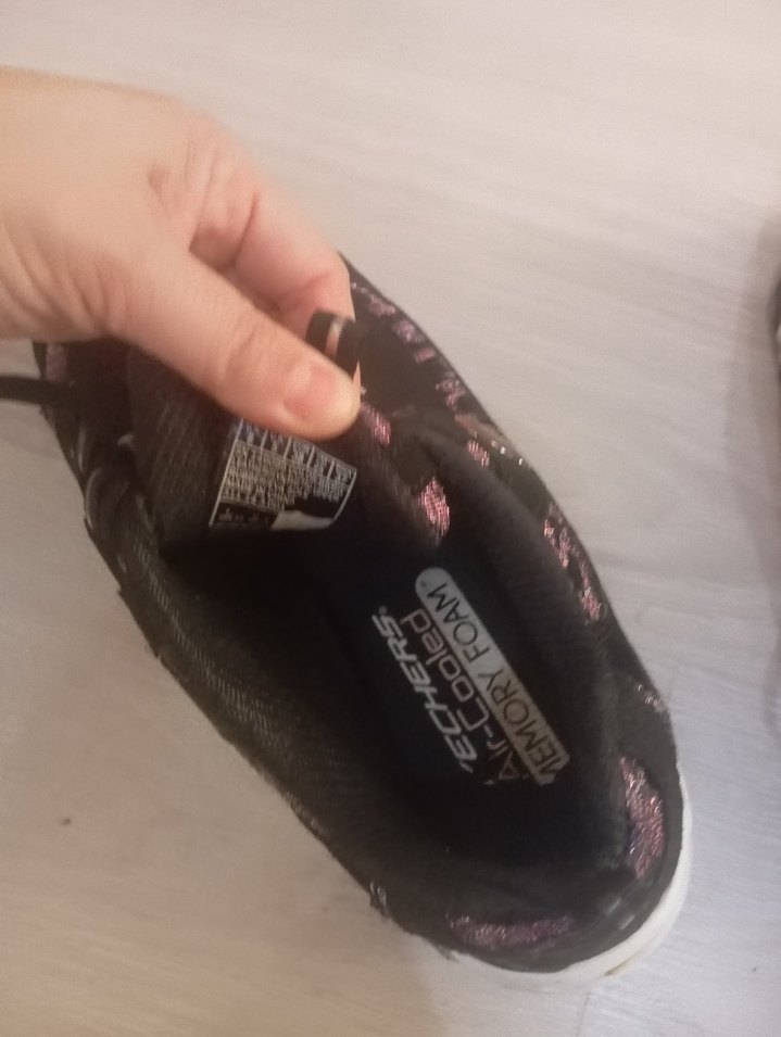 Mor Yılan Desenli Spor Ayakkabı Orjinal Skechers - Görsel 4