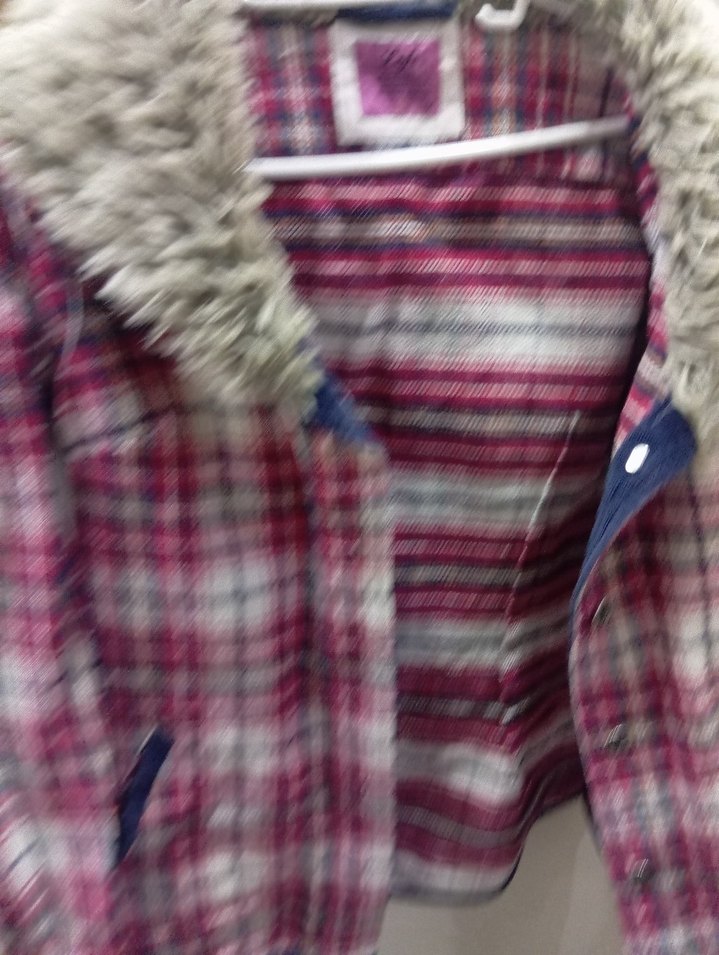 Bayanlar  için Gri Tüylü Sokak Stili Ceket - Görsel 2