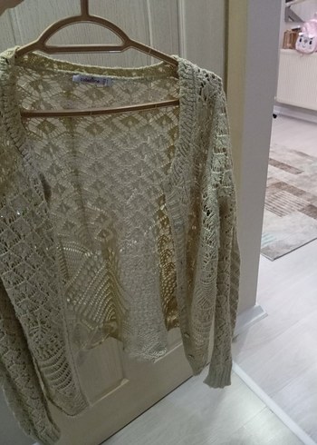 Bohem Örgü Kadın Hırka - Görsel 3