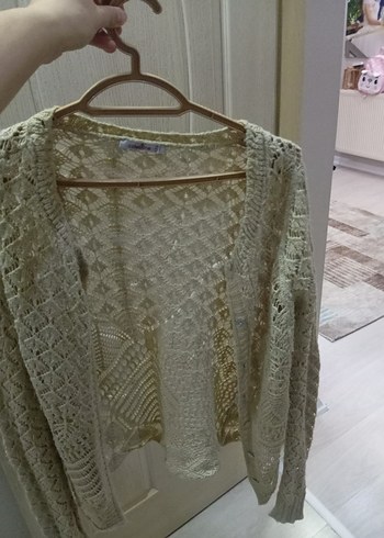 Bohem Örgü Kadın Hırka - Görsel 2