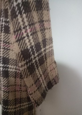 Kahverengi Ekose Desenli Kaban - Görsel 8