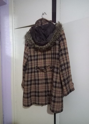 Kahverengi Ekose Desenli Kaban - Görsel 6