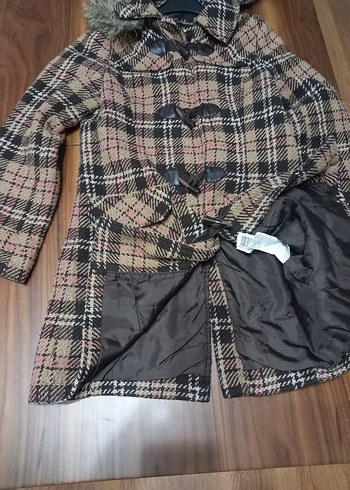 Kahverengi Ekose Desenli Kaban - Görsel 12