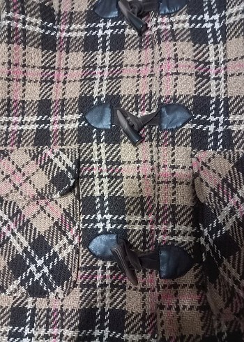 Kahverengi Ekose Desenli Kaban - Görsel 14