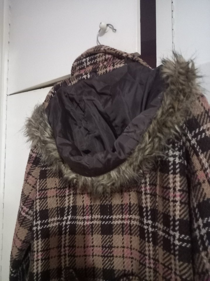 Kahverengi Ekose Desenli Kaban - Görsel 4