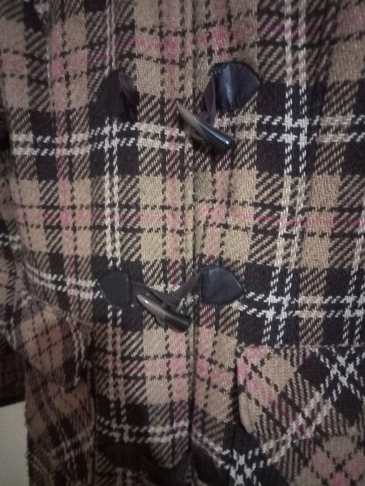 Kahverengi Ekose Desenli Kaban - Görsel 3