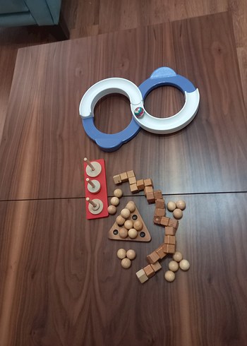 Ikea Mavi Eğitici Ahşap Oyuncak Seti toplu satış