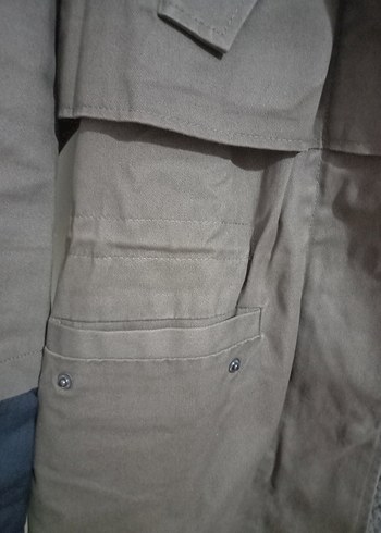 koton kapşonlu bayan kaban - Görsel 5