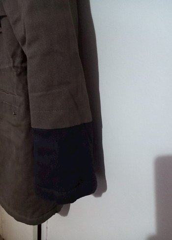 koton kapşonlu bayan kaban - Görsel 8