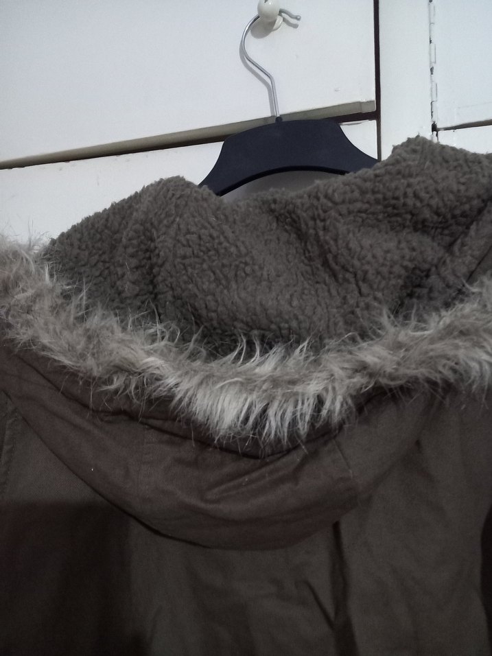 koton kapşonlu bayan kaban - Görsel 3