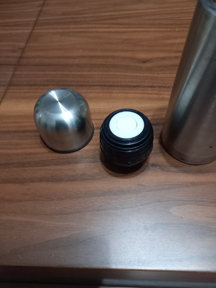 decathlon çelik termos - Görsel 2