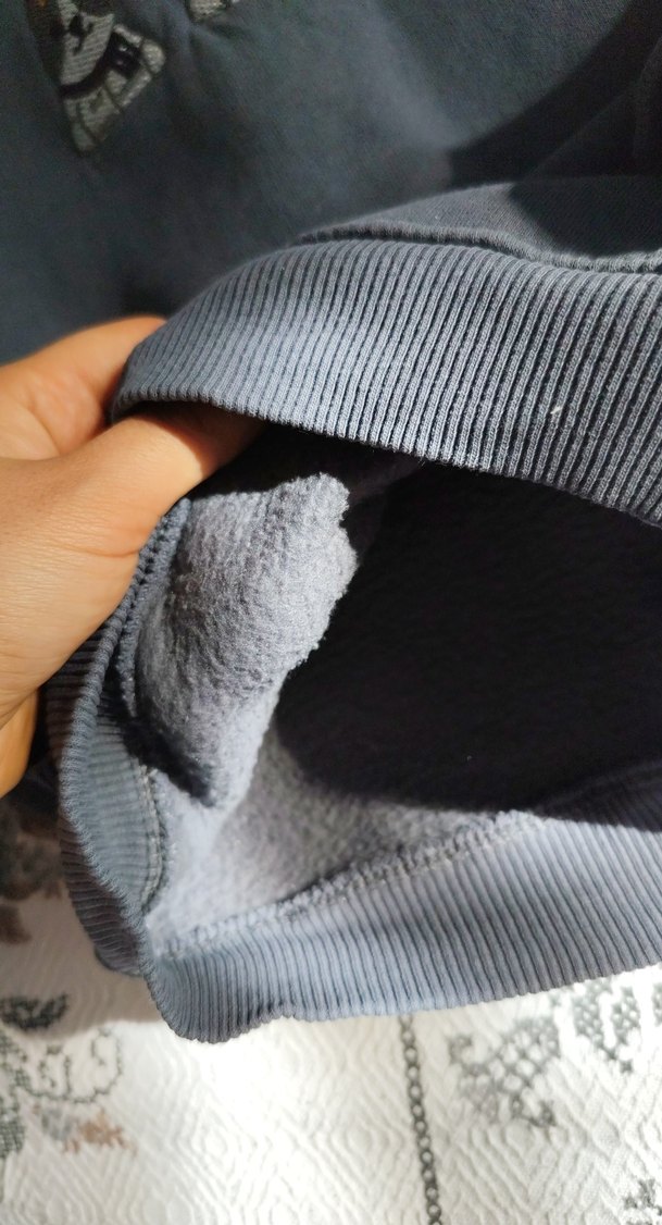 Gri Erkek Çocuk Nakışlı Sweatshirt - Görsel 3