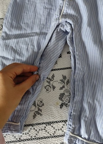 mavi Pamuklu Erkek Bebek Tulum - Görsel 4