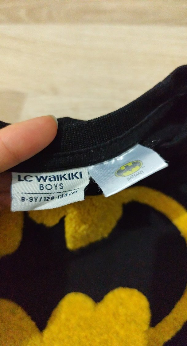 Erkek Çocuk Siyah Batman Baskılı Sweatshirt - Görsel 4