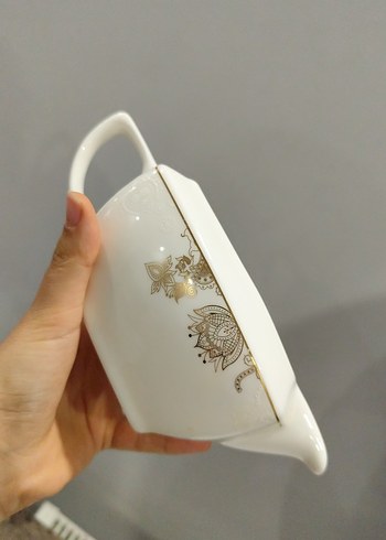 Beyaz Seramik sosluk yagdanlik - Görsel 3